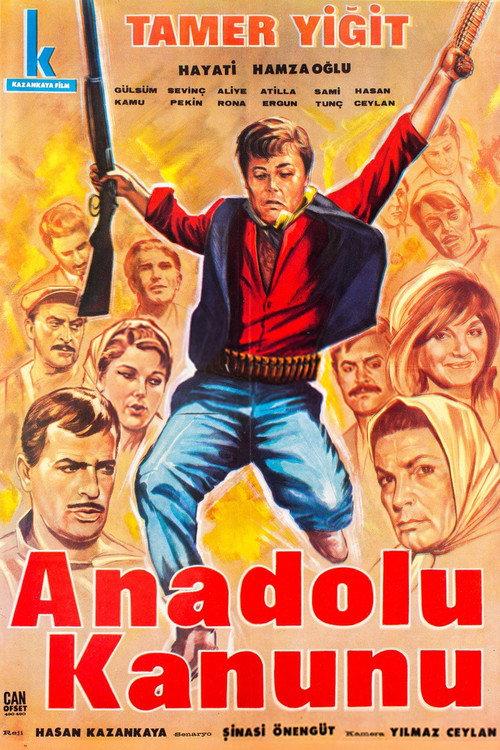 Anadolu Kanunu 1966 official movie poster