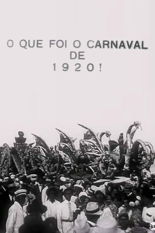 What Was the Carnival of 1920! 1920 official movie poster