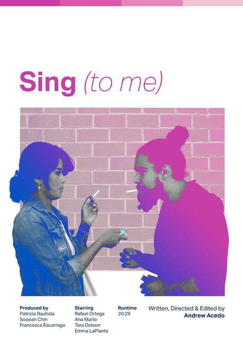 Sing (to me) 2021 official movie poster