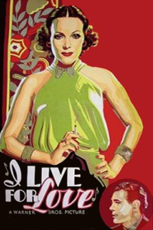 I Live for Love 1935 official movie poster