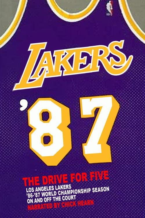 Los Angeles Lakers: '87 The Drive For Five 1987 official movie poster