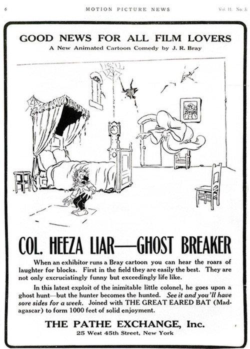 Colonel Heeza Liar, Ghost Breaker 1915 official movie poster