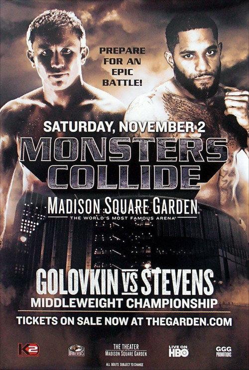 Gennady Golovkin vs. Curtis Stevens 2013 official movie poster