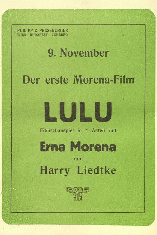 Lulu 1917 official movie poster