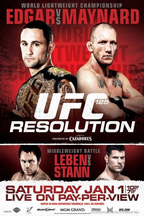 UFC 125: Resolution 2011 official movie poster