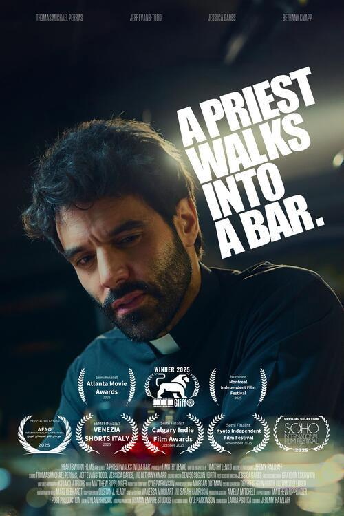 A Priest Walks into a Bar 2025 official movie poster