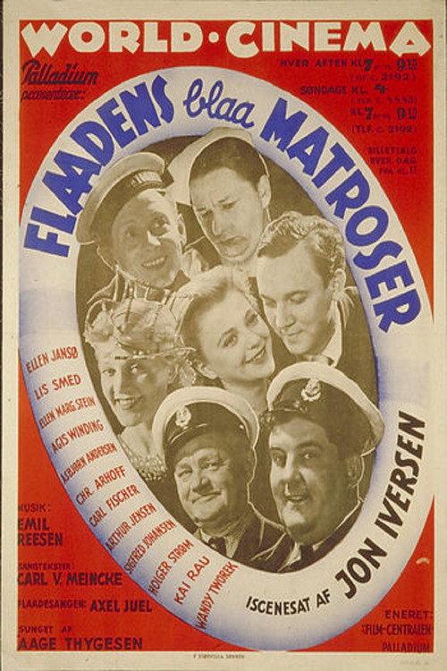 Flaadens blaa matroser 1937 official movie poster