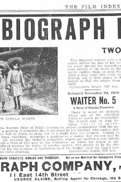 Waiter No. 5 1910 official movie poster