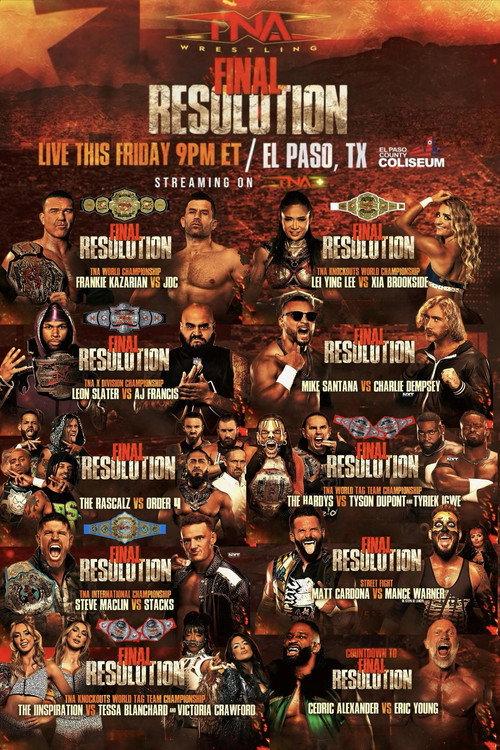 TNA Final Resolution 2025 2025 official movie poster