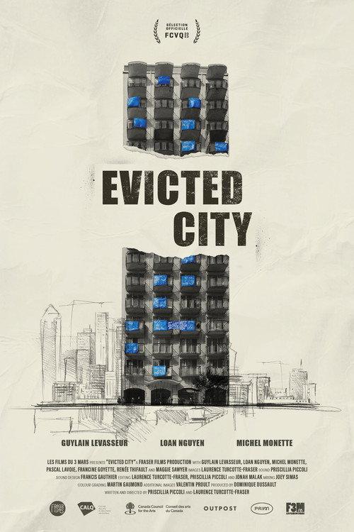 Evicted City 2023 official movie poster