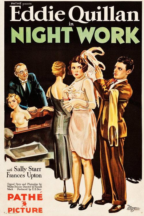 Night Work 1930 official movie poster