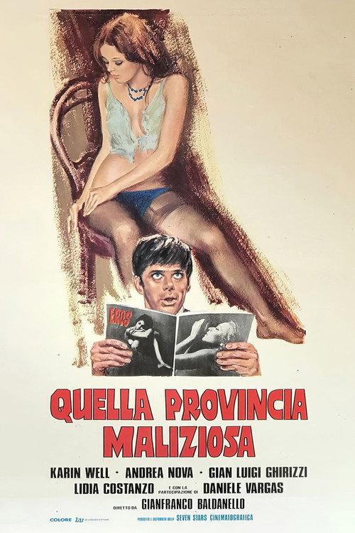 Quella provincia maliziosa 1975 official movie poster