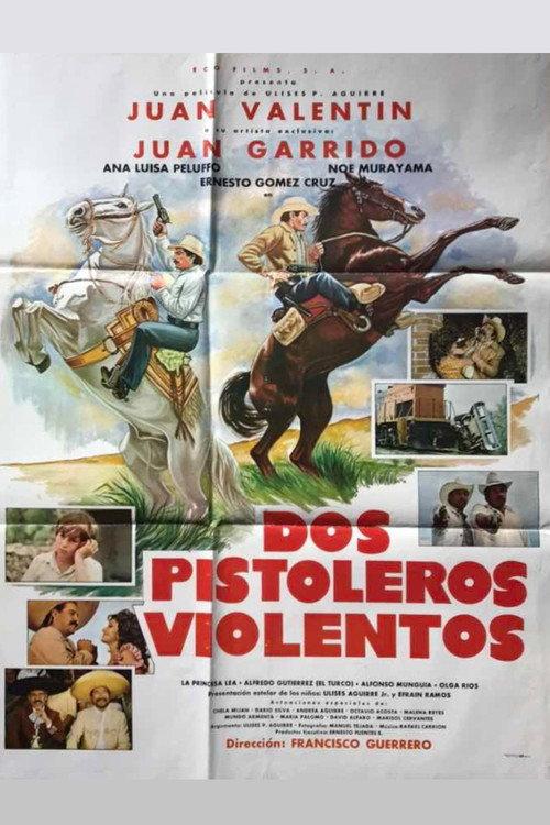 Dos pistoleros violentos 1985 official movie poster