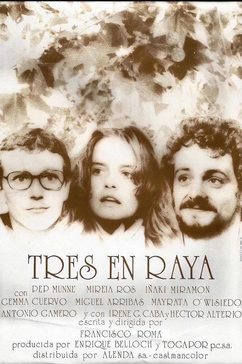 Tres en raya 1979 official movie poster
