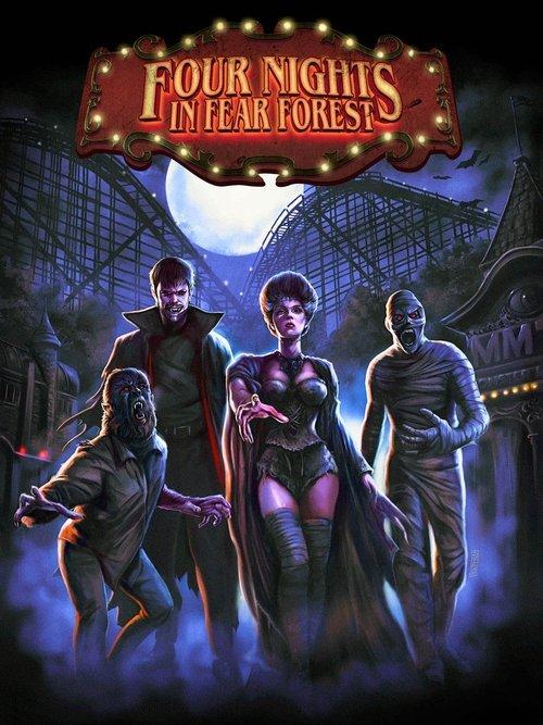 Four Nights in Fear Forest 2025 official movie poster