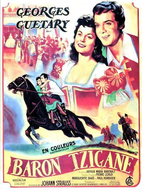 Baron Tzigane 1955 official movie poster