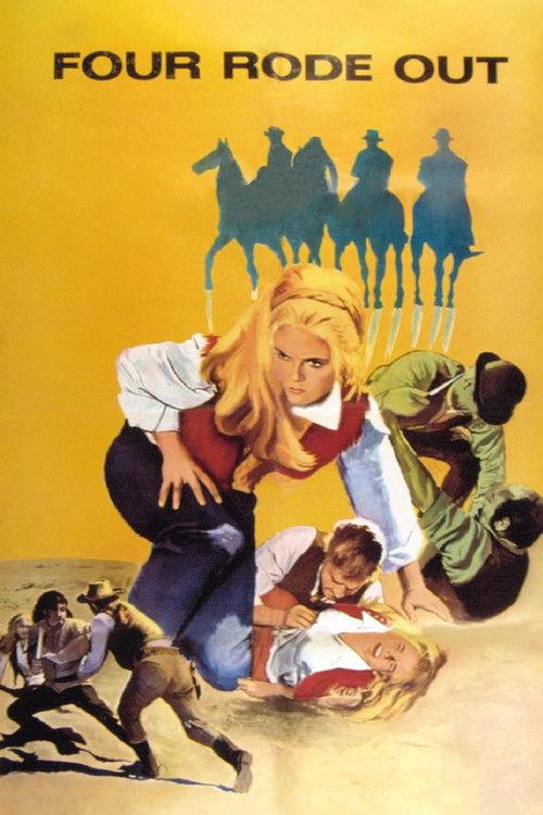 Four Rode Out 1969 official movie poster