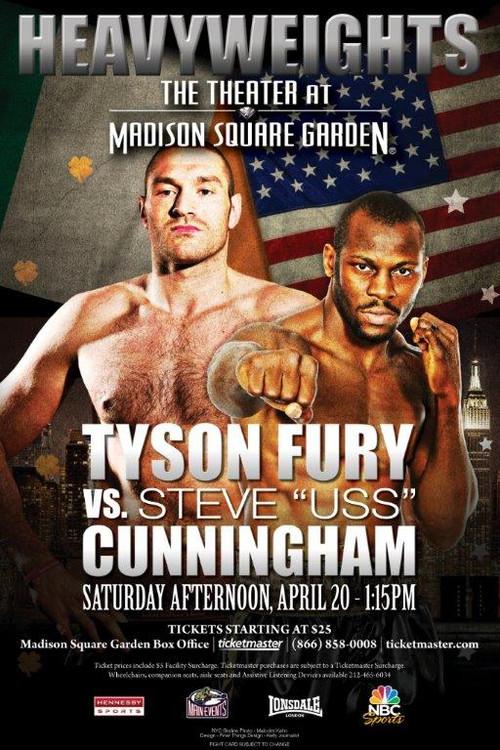 Tyson Fury vs. Steve Cunningham 2013 official movie poster