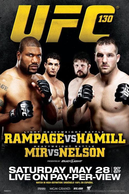 UFC 130: Rampage vs. Hamill 2011 official movie poster