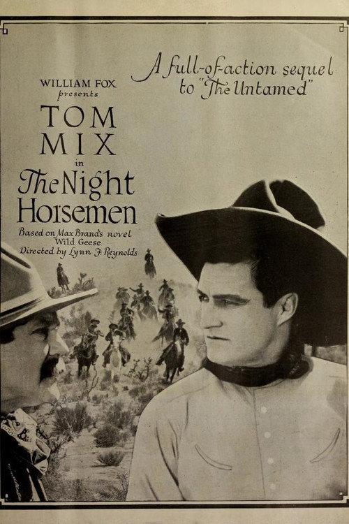 The Night Horsemen 1921 official movie poster