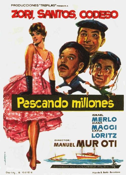 Pescando millones 1959 official movie poster