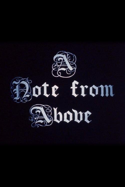 A Note from Above 1967 official movie poster