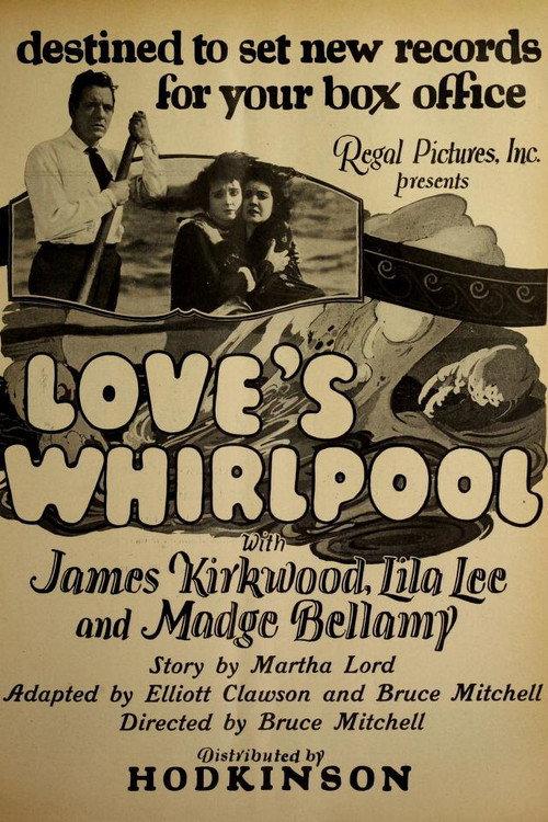Love's Whirlpool 1924 official movie poster