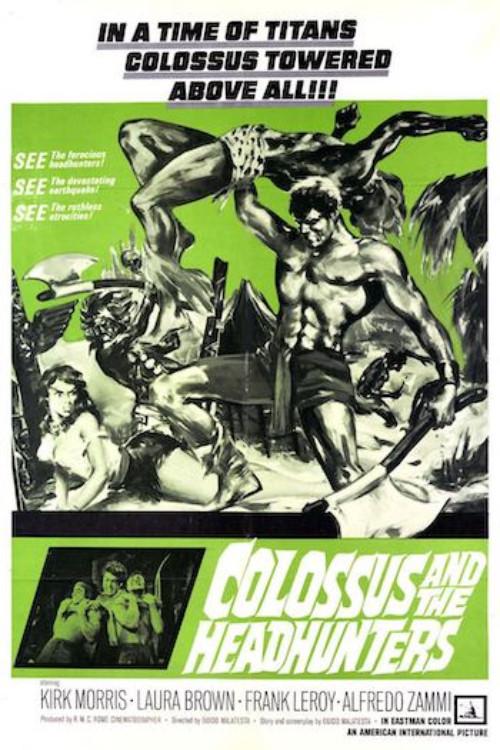 Colossus and the Headhunters 1963 official movie poster