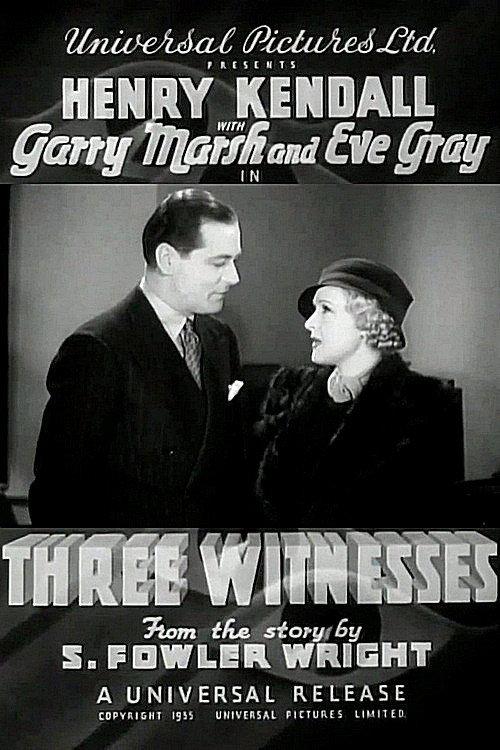 Three Witnesses 1935 official movie poster