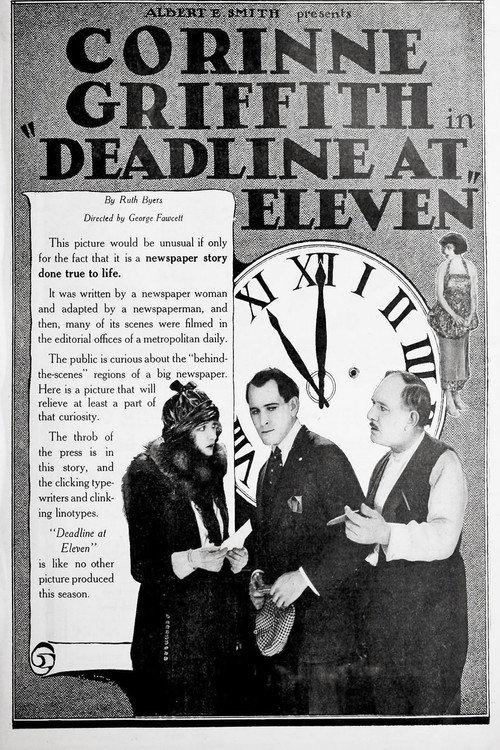 Deadline at Eleven 1920 official movie poster