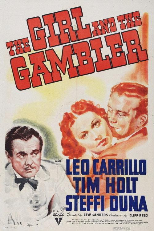 The Girl and the Gambler 1939 official movie poster