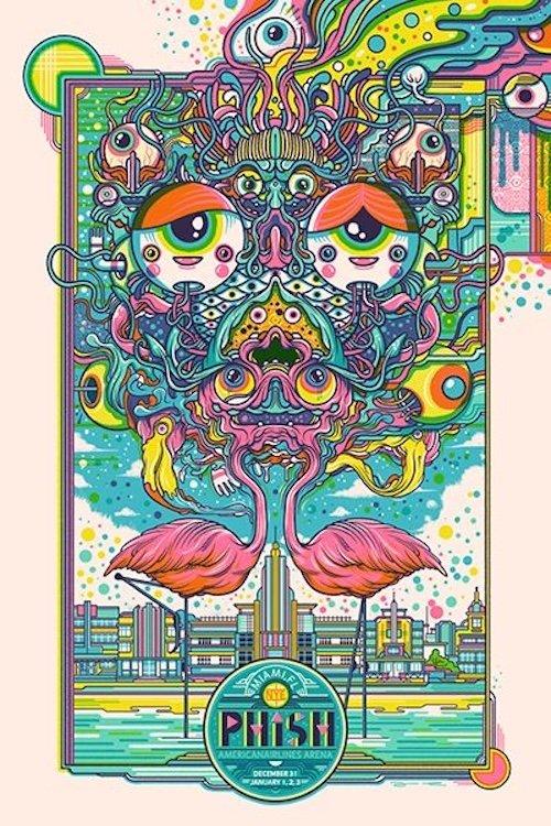 Phish 2014-12-31 American Airlines Arena, Miama, FL 2014 official movie poster