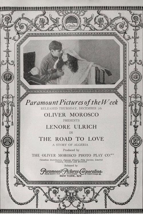 The Road to Love 1916 official movie poster