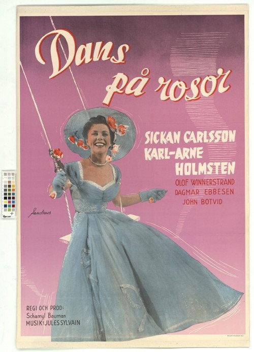 Dance on Roses 1954 official movie poster