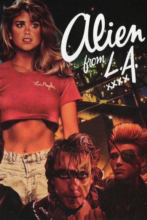 Alien from L.A. 1988 official movie poster