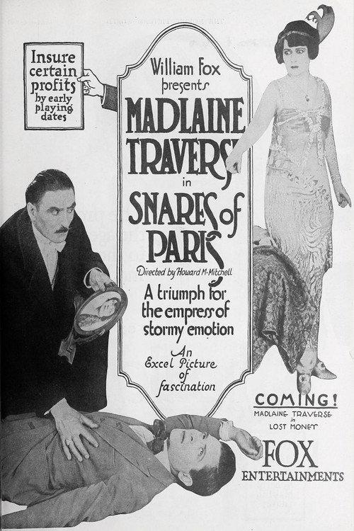 Snares of Paris 1919 official movie poster