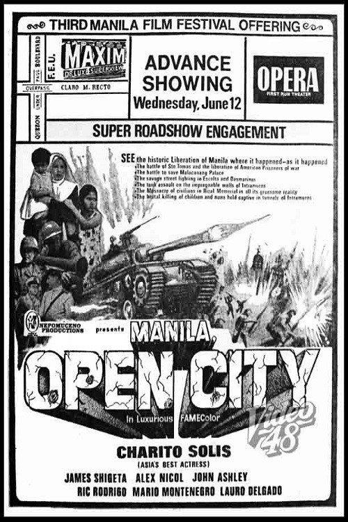 Manila, Open City 1968 official movie poster