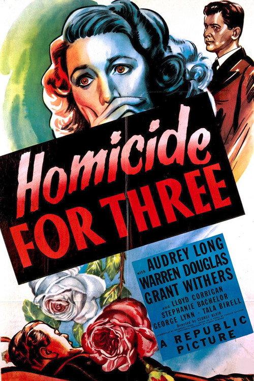 Homicide for Three 1948 official movie poster