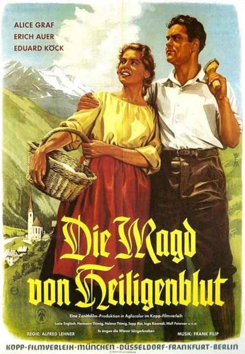 Die Magd von Heiligenblut 1956 official movie poster