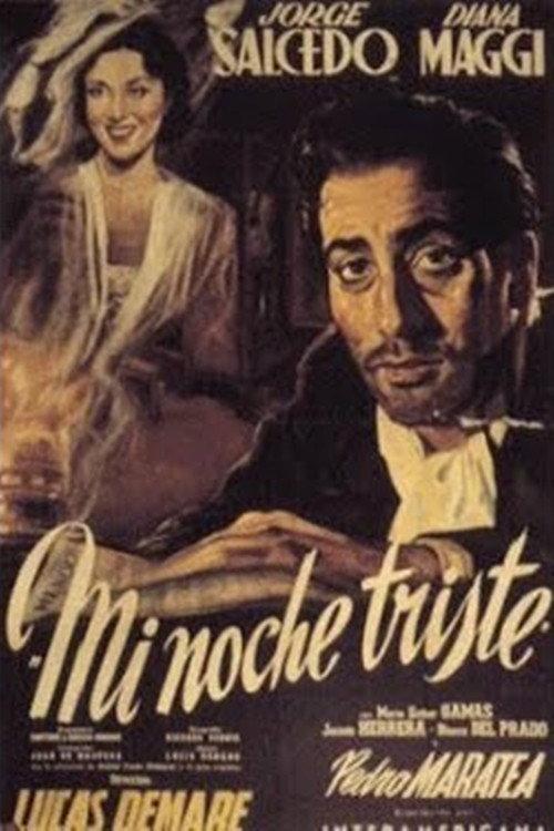 Mi noche triste 1952 official movie poster