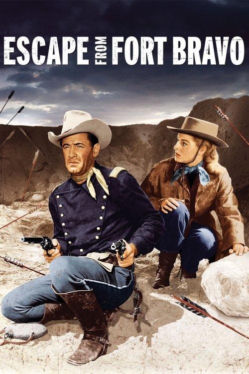 Escape from Fort Bravo 1953 official movie poster