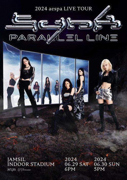 2024 aespa LIVE TOUR - SYNK:PARALLEL LINE - in SEOUL 2024 official movie poster