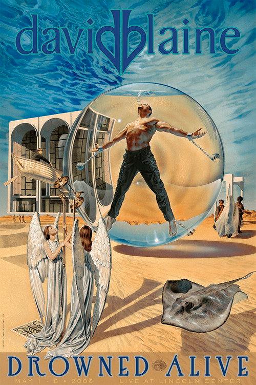 David Blaine: Drowned Alive 2006 official movie poster