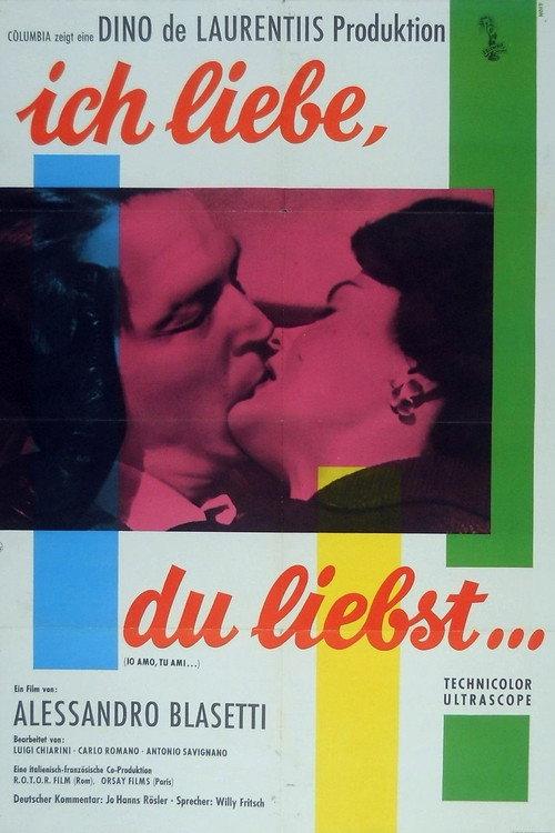 I Love, You Love 1962 official movie poster