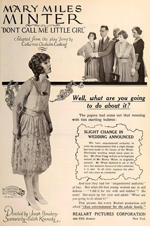 Don't Call Me Little Girl 1921 official movie poster