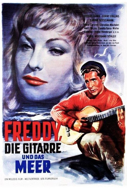 Freddy, die Gitarre und das Meer 1959 official movie poster