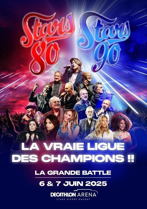 Stars 80 vs Stars 90, la grande battle 2025 official movie poster