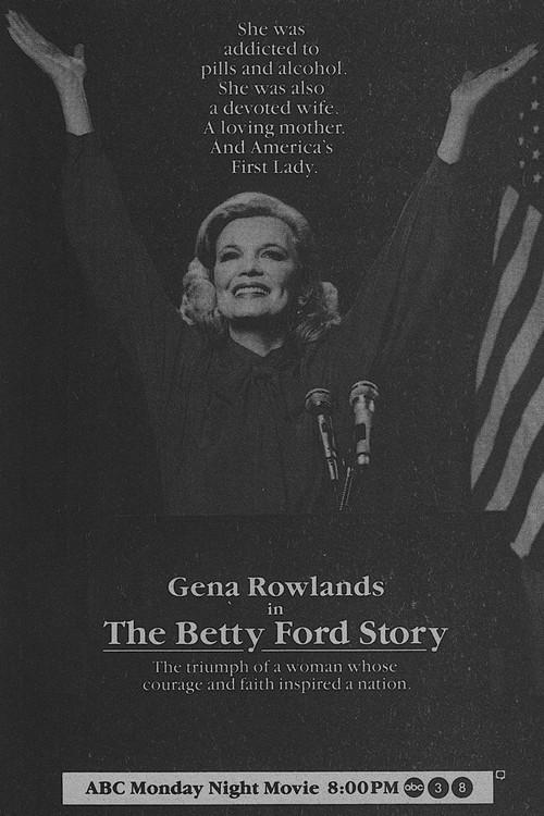 The Betty Ford Story 1987 official movie poster