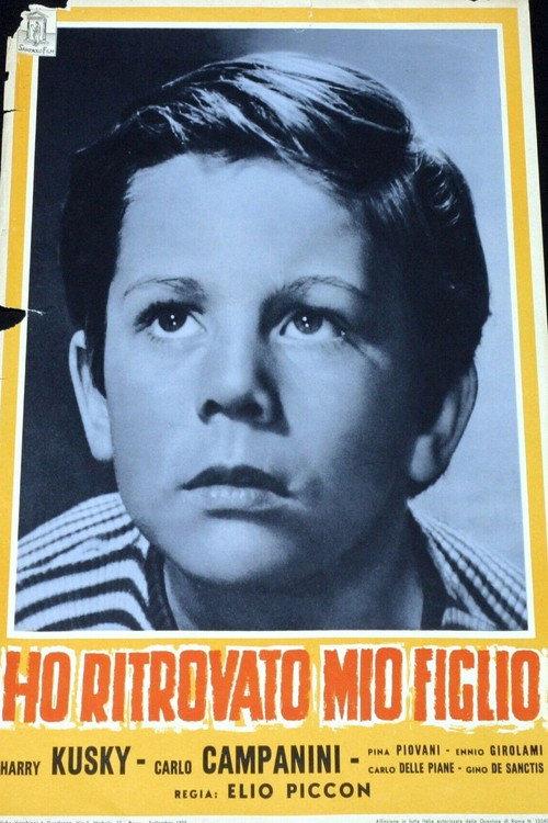Ho ritrovato mio figlio 1954 official movie poster