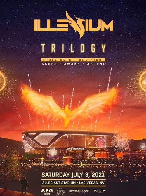ILLENIUM Trilogy: Las Vegas 2021 official movie poster